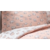 3 Pieces Povey Baby Duvet Cover Set 100 x 150 cm - Salmon