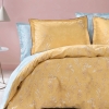 3 Pieces Menard Ranforce Single Duvet Cover Set 160 x 220 cm - Yellow