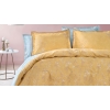 3 Pieces Menard Ranforce Single Duvet Cover Set 160 x 220 cm - Yellow
