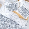 3 Pieces Merida Ranforce Single Duvet Cover Set 160 x 220 cm - Blue