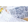 3 Pieces Merida Ranforce Single Duvet Cover Set 160 x 220 cm - Blue