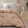 3 Pieces Aster Single Ranforce Duvet Cover Set 160 x 220 cm - Orange
