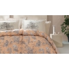 3 Pieces Aster Single Ranforce Duvet Cover Set 160 x 220 cm - Orange