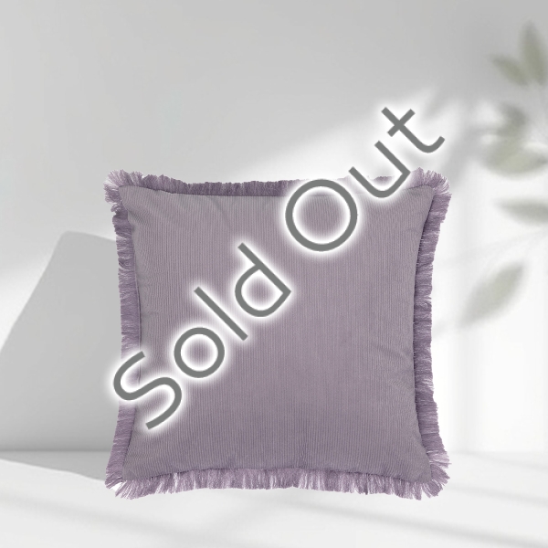Donna Filled Decorative Pillow 45 x 45 cm - Ash Purple