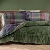 3 Pieces Mosi Single Blanket Quilt Set 155 x 215 cm - Khaki