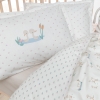 3 Pieces Boone Organic Ranforce Baby Duvet Cover Set 100 x 150 cm - Beige