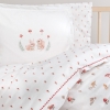 3 Pieces Maples Organic Ranforce Baby Duvet Cover Set 100 x 150 cm - Ecru