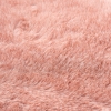 Rabbit Anti Slip Fake Fur Carpet 60 x 90 cm - Pink