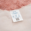 Rabbit Anti Slip Fake Fur Carpet 60 x 90 cm - Pink