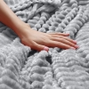 Soft Comfortable Double Throw Blanket 200 x 230 cm - Grey