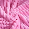 Soft Comfortable Double Throw Blanket 200 x 230 cm - Pink