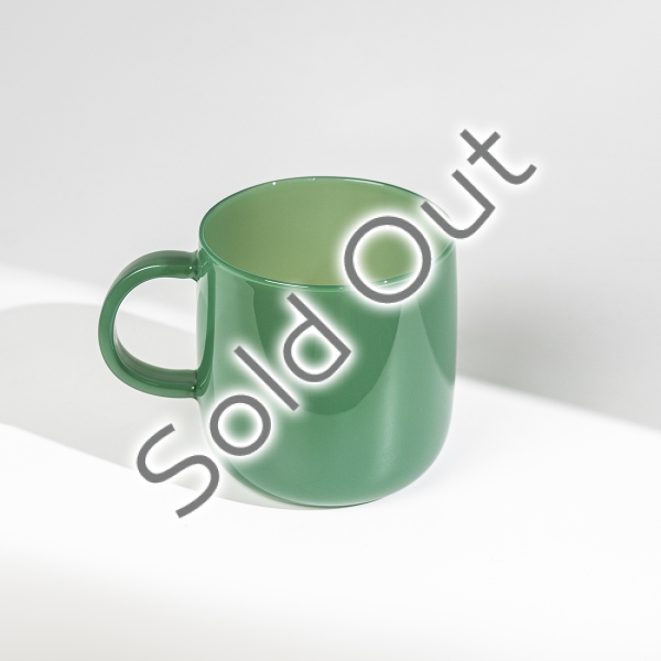 Celestial Empire Glass Mug 350 ml - Jade Green