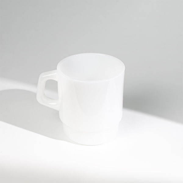 Sleeping Giant Glass Mug 250 ml - Jade White 