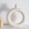 TableTop Indoor Decoration Vase 22 x 4.5 x 25.5 cm - White