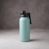 Stainless Steel Water Bottle 1L Double Wall Insulated Bottles, BPA Free Vacuum Flask For Hot and Cold Water Leak Proof Wide Mouth for Office, School, Picnics, Gym and All Age Range (Green)