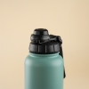 Stainless Steel Water Bottle 1L Double Wall Insulated Bottles, BPA Free Vacuum Flask For Hot and Cold Water Leak Proof Wide Mouth for Office, School, Picnics, Gym and All Age Range (Green)