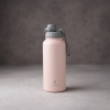 Stainless Steel Water Bottle 1L Double Wall Insulated Bottles, BPA Free Vacuum Flask For Hot and Cold Water Leak Proof Wide Mouth for Office, School, Picnics, Gym, and All Age Range (Pink)