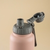 Stainless Steel Water Bottle 1L Double Wall Insulated Bottles, BPA Free Vacuum Flask For Hot and Cold Water Leak Proof Wide Mouth for Office, School, Picnics, Gym, and All Age Range (Pink)