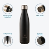 Water Insulated Stainless Steel Cold & Hot Bottle, Portable Leak Proof 500 ml