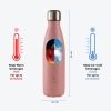 Water Insulated Stainless Steel Cold & Hot Bottle, Portable Leak Proof 500 ml
