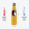 Water Insulated Stainless Steel Cold & Hot Bottle, Portable Leak Proof 500 ml