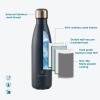 Water Insulated Stainless Steel Cold & Hot Bottle, Portable Leak Proof 500 ml