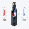 Water Insulated Stainless Steel Cold & Hot Bottle, Portable Leak Proof 500 ml