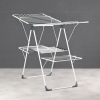 Multifunction Foldable Clothing Drying Rack 141 x 58 x 93 cm - White