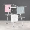 Multifunction Foldable Clothing Drying Rack 141 x 58 x 93 cm - White