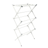 Multi-Functional Folding Clothes Drying Rack 53 x 37 x 107 cm - White / Dark Green