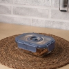 4 Pieces Zymta Vacuum Glass Food Container - Transparent
