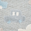 Cloud Round Trip 100 x 100 cm Round Zymta Winter Carpet - Blue / Beige / Cream / Brown