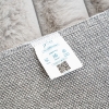 Para Sala Vertical Stripes Faux Rabbit Fur Carpet 160 x 230 cm Rectangular Zymta Winter Carpet - Grey