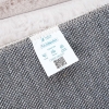 Para Sala Vertical Stripes Faux Rabbit Fur Carpet 160 x 230 cm Rectangular Zymta Winter Carpet - Mink