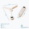Zymta Portable Foldable Kitchen Food Scale - White 