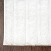 Para Sala Faux Rabbit Carpet 200 x 280 cm Rectangular Zymta Winter Carpet - White