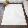 Para Sala Faux Rabbit Carpet 200 x 280 cm Rectangular Zymta Winter Carpet - White