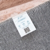 Para Sala Horizontal Stripes Faux Rabbit Fur Carpet 120 x 160 cm Rectangular Zymta Winter Carpet - Pink