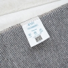 Para Sala Horizontal Stripes Faux Rabbit Fur Carpet 120 x 160 cm Rectangular Zymta Winter Carpet - White