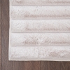 Para Sala Horizontal Stripes Faux Rabbit Fur Carpet 120 x 160 cm Rectangular Zymta Winter Carpet - Mink