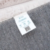 Para Sala Horizontal Stripes Faux Rabbit Fur Carpet 120 x 160 cm Rectangular Zymta Winter Carpet - Mink