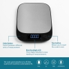 Food Kitchen Scale Digital LCD Weight Grams and Oz, Professional Small Stainless Steel Digital Kitchen Scale 5 Kg Silver