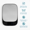 Food Kitchen Scale Digital LCD Weight Grams and Oz, Professional Small Stainless Steel Digital Kitchen Scale 5 Kg Silver