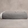 Double Layer Lamb Single Throw Blanket 180 x 200 cm - Grey / White