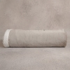 Double Layer Lamb Double Throw Blanket 200 x 230 cm - Light Grey / White