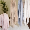 Cuddly Dot Double Blanket 200 x 230 cm - White