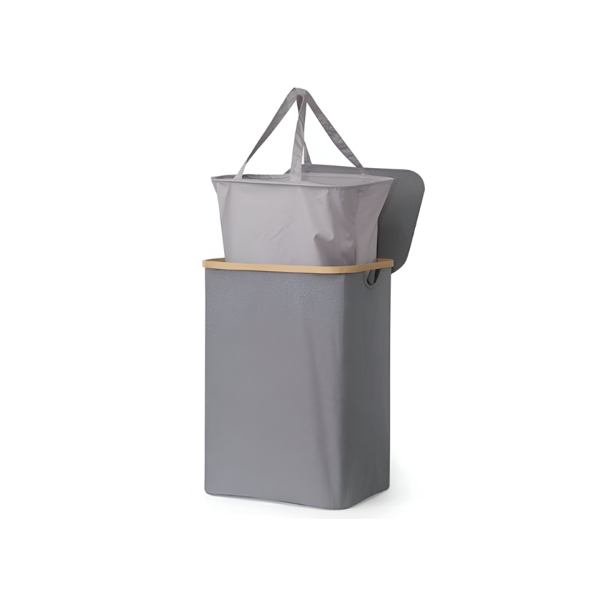 Zymta Laundry Basket With Lid And I..