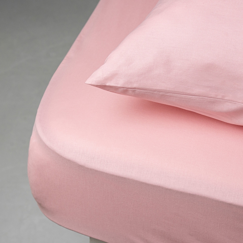 3 Pieces Plain Cotton King Size Fit..