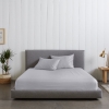 3 Piece Istanbul King Size Fitted Sheet Set 200 x 200 + 30 Cm - Grey