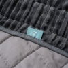 2 Pieces Asos Single Welsoft Bedspread Set 180 x 230 cm - Anthracite